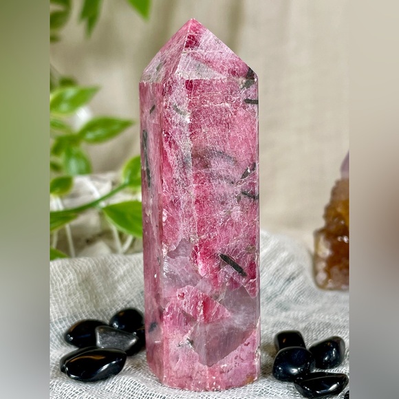 2190 Rhodonite Crystal Mini Tower - Picture 10 of 12